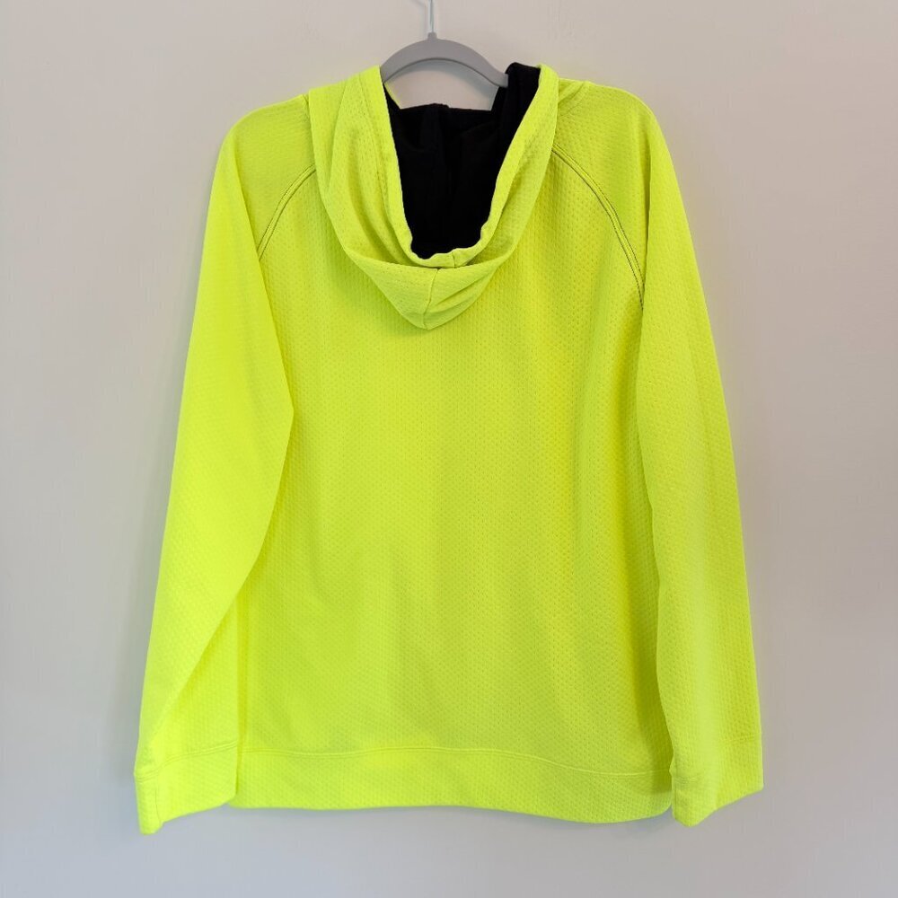 🦇 Batman Neon Yellow Performance Hoodie – Men’s Large 🦇 - Picture 5 of 7